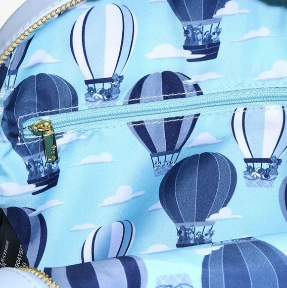 NWT Loungefly Disney Dogs Air Balloon mini backpack and  display picture 1